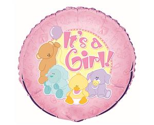 It'S A Girl 45cm Foil Balloon Packaged