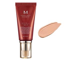 Missha M Perfect Cover BB Cream #21 Light Beige 50ml SPF42 PA+++