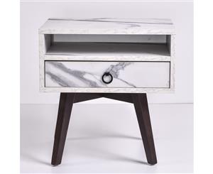 Mizuki Bedside Table (Marble)