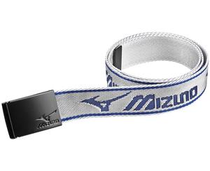 Mizuno Webbed Mens Belt - White