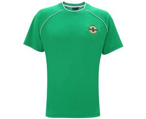 Official Football Merchandise Northern Ireland Adults Short Sleeve T-Shirt (Green) - RW5015