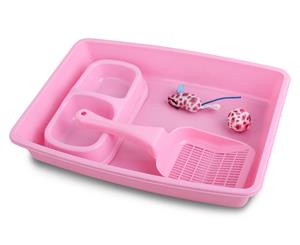 Pawise 5-Piece Cat/Kitten Starter Kit - Pink