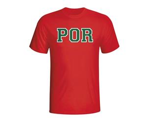 Portugal Country Iso T-shirt (red)