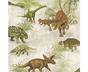 Rasch Kids & Teens III Dinosaur Forest Wallpaper Multi (212808)