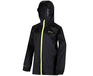 Regatta Great Outdoors Childrens/Kids Pack It Jacket Iii Waterproof Packaway Black (Black) - RG3209