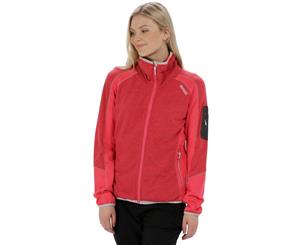 Regatta Womens/Ladies Laney IV Full Zip Marl Knit Fleece Casual Jacket - Bright Blush