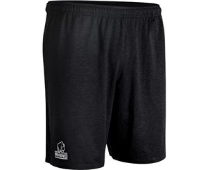 Rhino Boys Auckland Stretchy Elasticated Sporty Rugby Shorts - Black