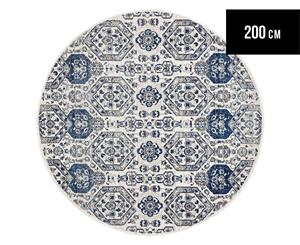 Rug Culture 200x200cm Mirage 350 Round Rug - Grey