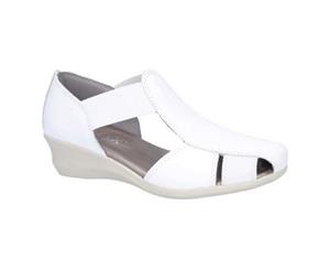 The Flexx Womens/Ladies Mr T Tivoli Slip On Leather Sandal (White) - FS6497