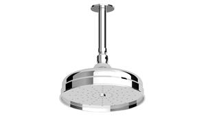 Zucchetti Delfi Showerhead and 300mm Vertical Arm