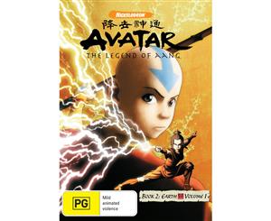 Avatar The Last Airbender Book 2 Earth Volume 1 DVD Region 4