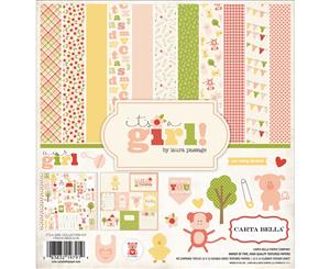 Carta Bella Collection Kit 12&quotX12"-It's A Girl