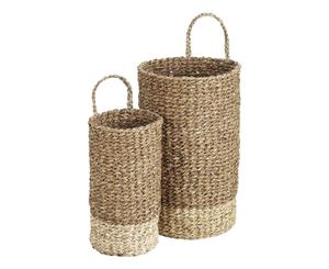 Ecology Lennox Long Baskets with Handles Set of 2