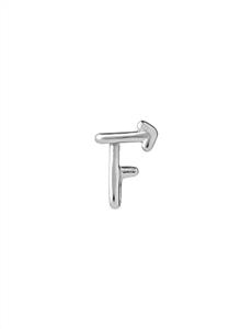 F INITIAL LOVE LETTER SINGLE STUD