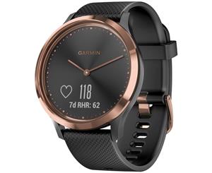 Garmin Vivomove HR Sport Smartwatch Black/Rose Gold Small/Medium