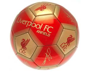 Liverpool FC Football Signature Gold