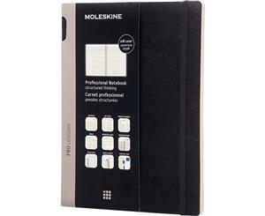 Moleskine Pro Xl Soft Cover Notebook (Solid Black) - PF3036