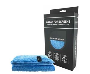 NVS eClean 40cm Microfibre Cleaning Cloth For Computer/Laptop Screens/Monitor BL