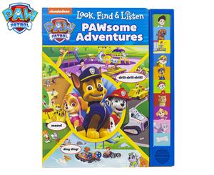 Nickelodeon Paw Patrol Look Find and Listen PAWsome Adventures Sound Book