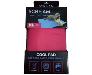 Pet Cool Pad Mat for Dogs & Cats - Pink - X-Large (81cm x 96cm) Scream