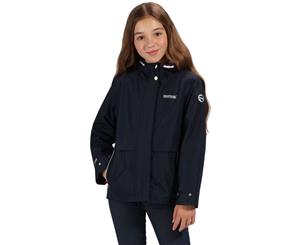 Regatta Girls Bambalina Waterproof Hooded Jacket Coat - Navy