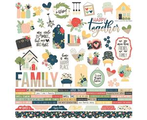 Simple Stories - So Happy Together Cardstock Stickers 12 inchX12 inch - Combo