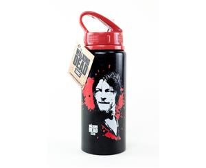 The Walking Dead 700Ml Aluminium Drink Bottle (Black/Red) - SG16732