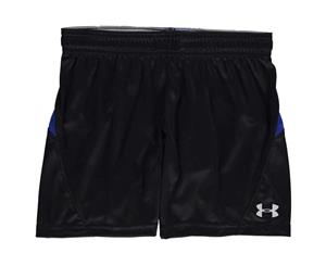 Under Armour Boys Challenger Shorts Pants Bottoms Junior - Black/Royal - Black