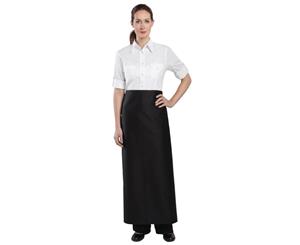 Whites Long Bistro Apron Black