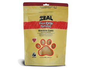 Zeal Free Range Dog Treats Venison Ears 125g