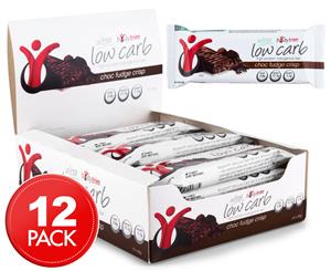 12 x Bodytrim Protein Indulgence Bar Choc Fudge Crisp 50g