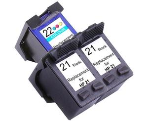 21XL Remanufactured Inkjet Cartridge Set #2 3 Ink Cartridges