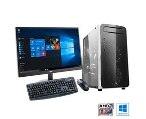 AMD Quad Core Home Office Desktop PC Bundle AMD FX-8800P [L-8-240-550-A10-W10]