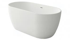 Arcisan Synergii 1700mm Solid Surface Freestanding Bath - Matte White