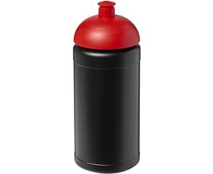 Baseline Plus 500Ml Dome Lid Sport Bottle (Solid Black/Red) - PF2813