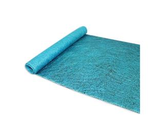 Blue - 5m Roll of Webbed Glass Paper for Florists Scrapbooking Card Making - Blue