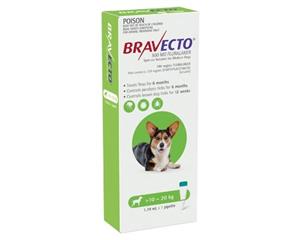 Bravecto Spot On Medium Dog Green 10 - 20kg 1 Pack