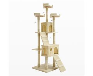 Cat Tree Multi Level Scratcher JUMBO 180cm BEIGE