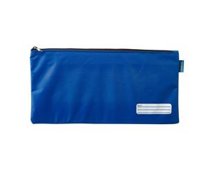 Celco 37cm School/Work Large Storage Zipper Pouch Pencil/Stationery Case Blue