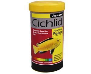 Cichlid Pellet Food Floating 100g (Aqua One)