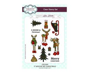 Creative Expressions - Clear Stamp Set - It Moose Be Christmas A5