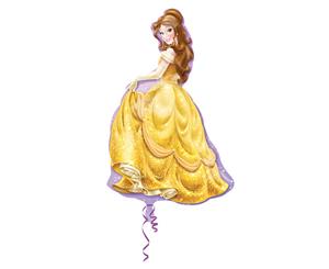 Disney Princess Supershape Princess Belle Foil Balloon (Gold) - SG4114