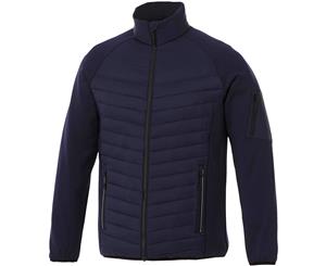 Elevate Mens Banff Hybrid Insulated Jacket (Navy) - PF1926