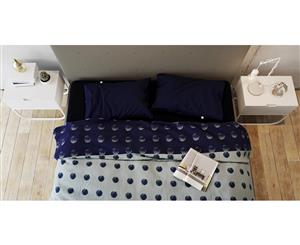 Finger Print Duvet Cover Set in Finger Print Quarry In Single