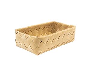 IconChef Wood Chip Rectangular Fruit and Veggie Basket Small 30x18x8cm