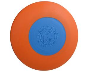 Planet Dog Orbee Tuff Zoom Flyer Glow Disc [Size Small] [Colour Orange/Blue]