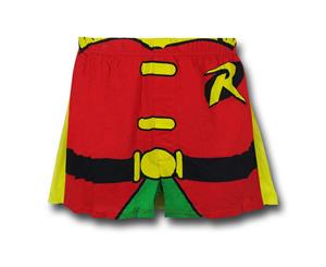 Robin Caped Costume Boxer Shorts