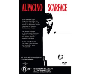 Scarface DVD Region 4