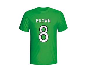 Scott Brown Celtic Hero T-shirt (green)