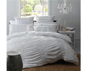 Super King Size - Logan & Mason Lamour Pearl Quilt Cover Set